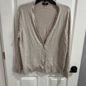 C&A Lightweight Beige Button-Front Cardigan – Size‎ XL